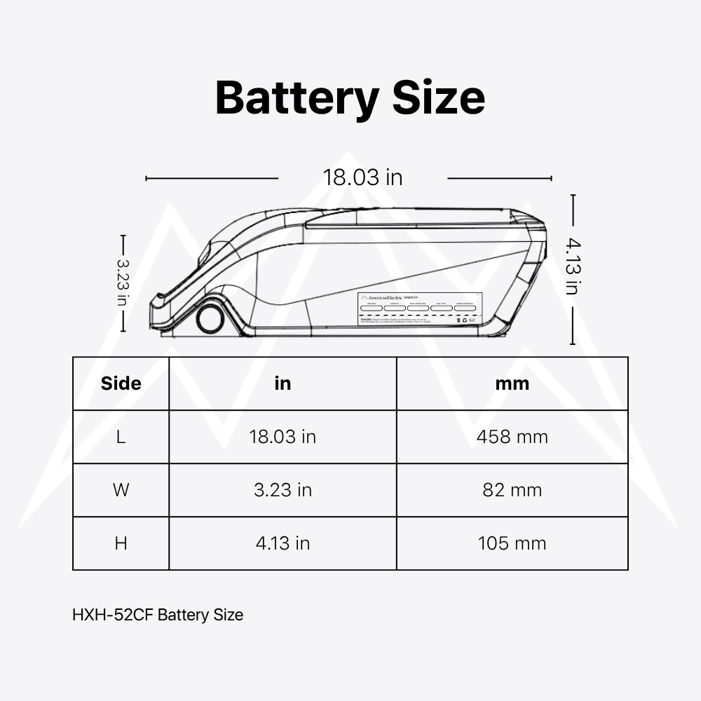 HXH-52CF Battery Pack
