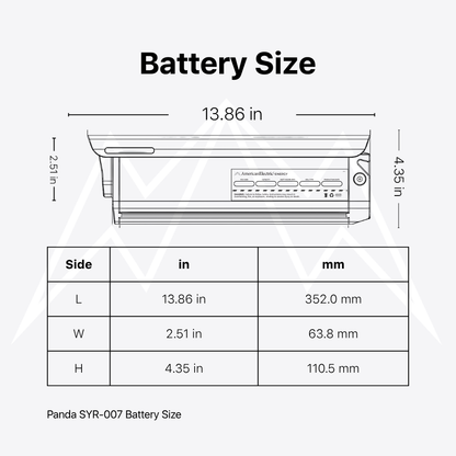 Panda SYR-007 Folding Battery Pack
