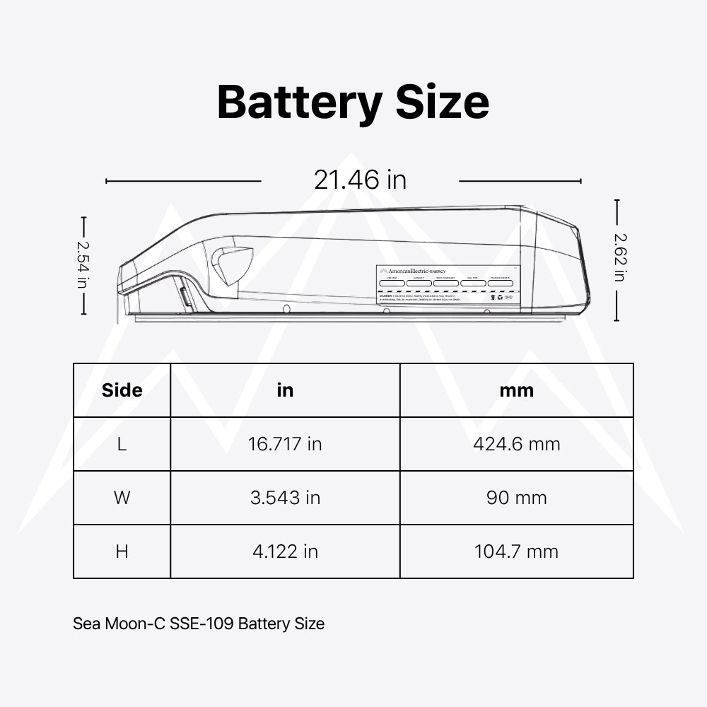 Sea Moon - C SSE-109 Battery Pack