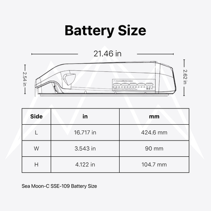 Sea Moon - C SSE-109 Battery Pack