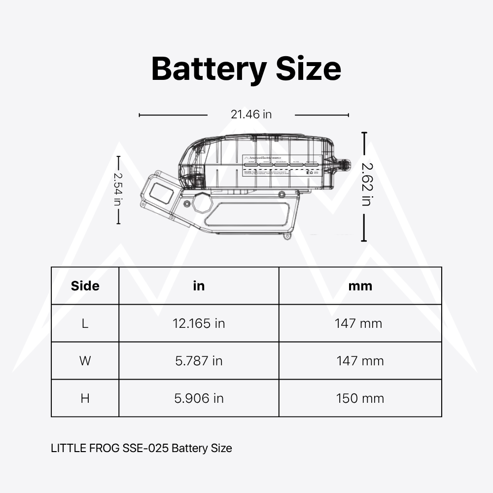 Little Frog SSE-025 Battery Pack