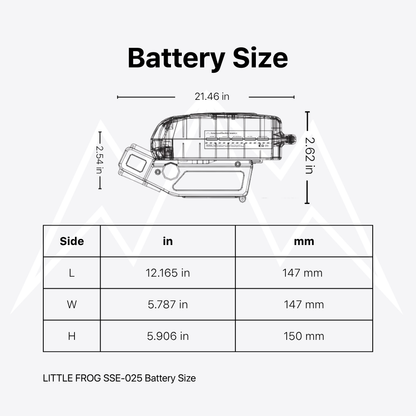Little Frog SSE-025 Battery Pack