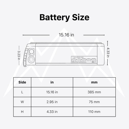 Avocado Step Thru Battery Pack
