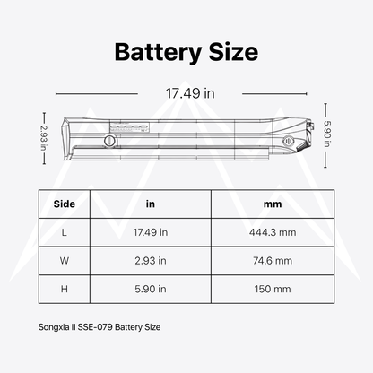 Songxia II SSE-079 Battery Pack