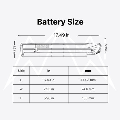 Crussis e-City 2.7 Battery Pack