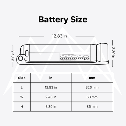 CruzBike T50e Battery Pack