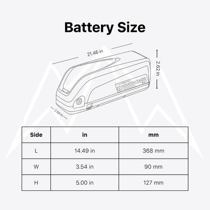Cyrusher Rider XF650 Battery Pack