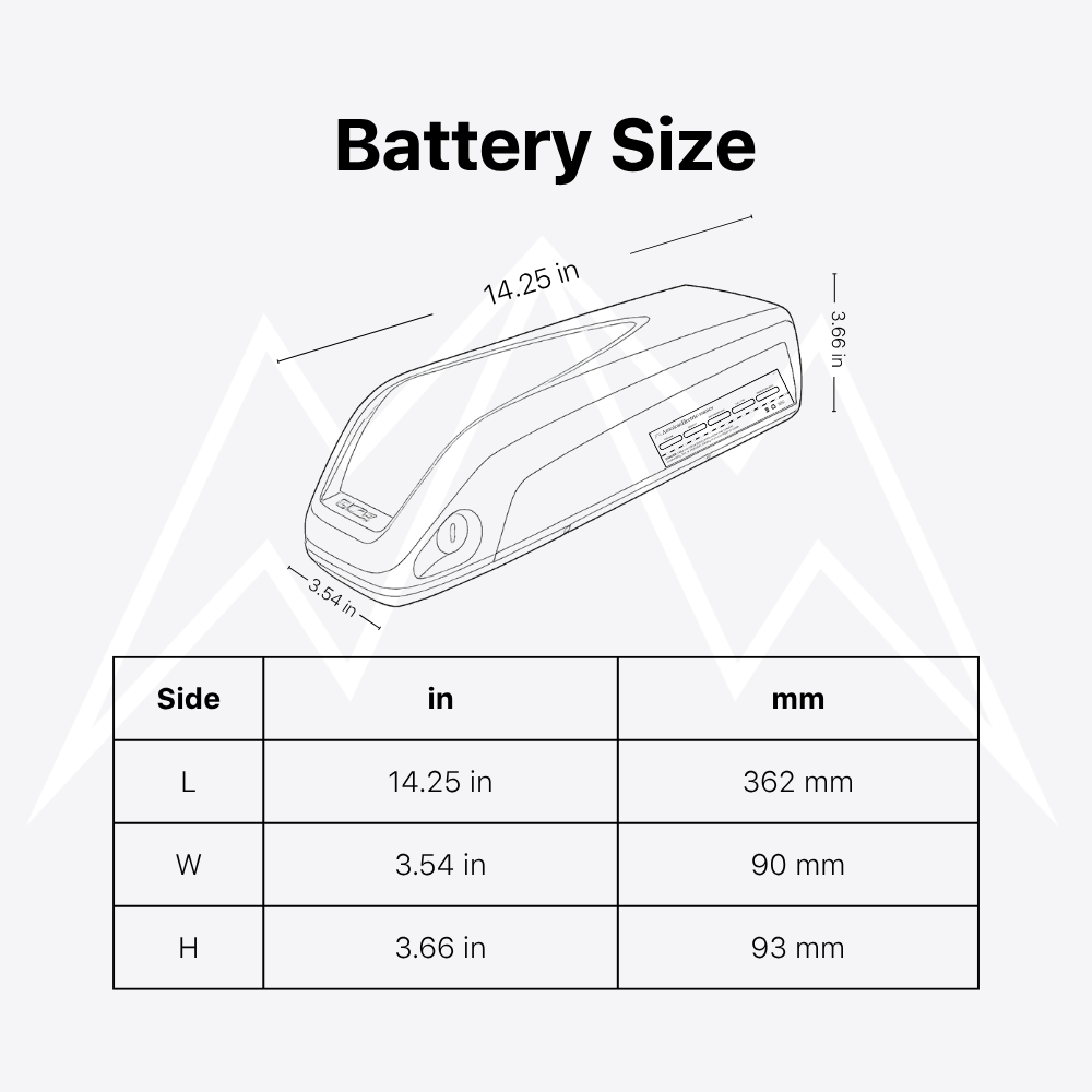 Ecotric Leopard Battery Pack