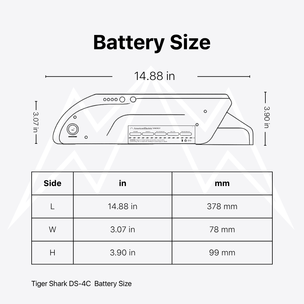 Tiger Shark DS-4C Battery Pack