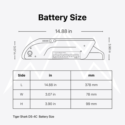Tiger Shark DS-4C Battery Pack