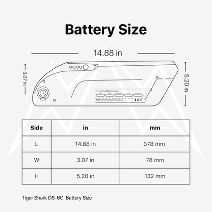 Tiger Shark DS-6C Battery Pack
