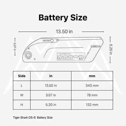 Tiger Shark DS-6 Battery Pack