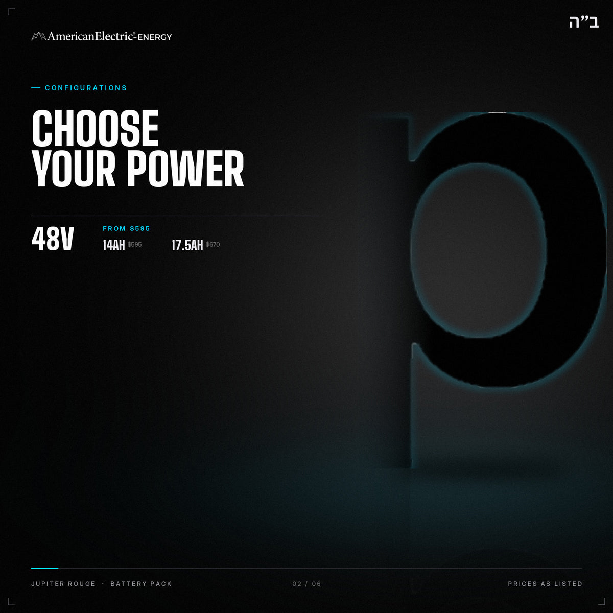 Jupiter Rouge Battery Pack: configurations, 48V, capacities and prices